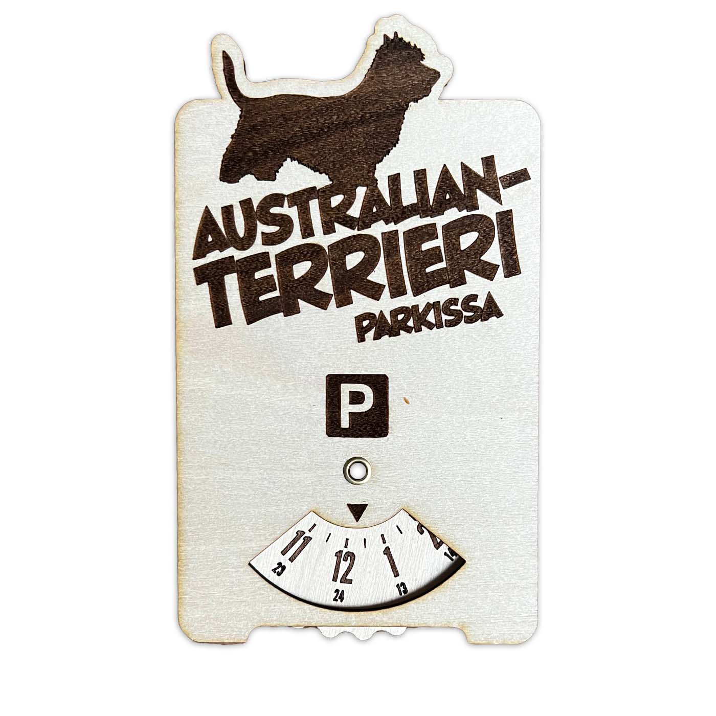 Australianterrieri parkkikiekko