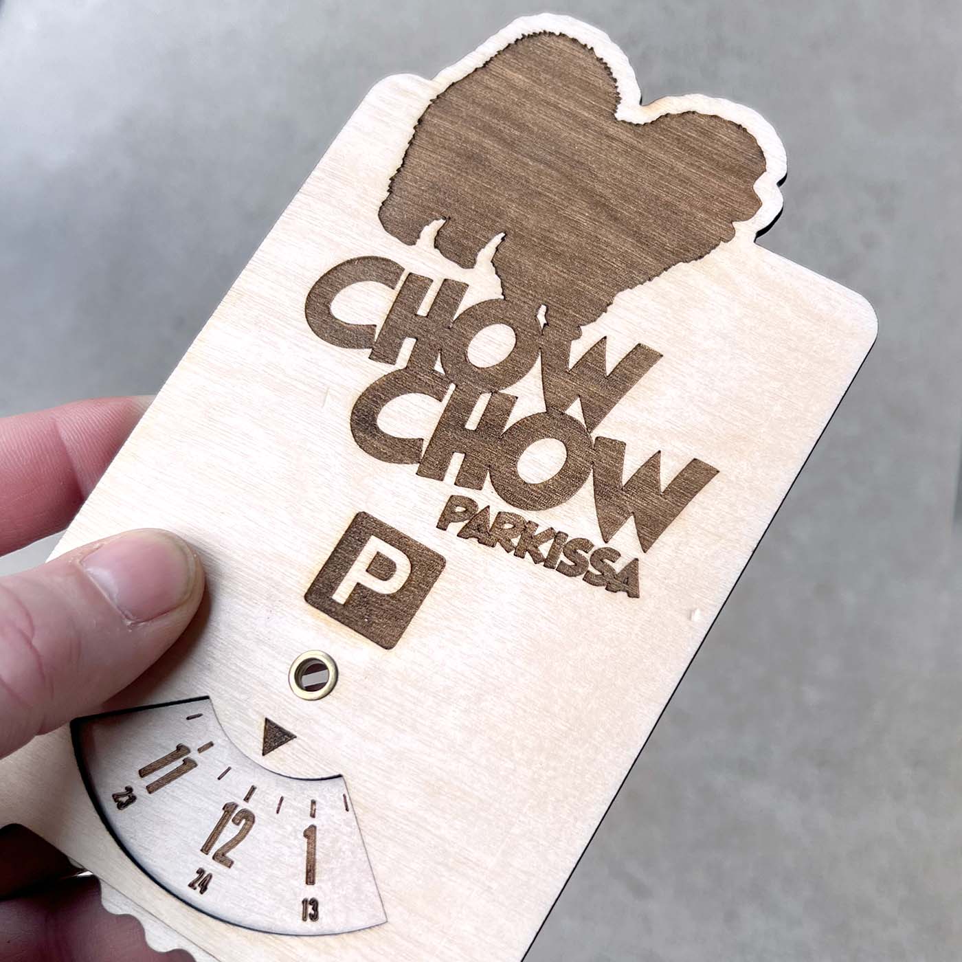 Chow Chow parkkikiekko