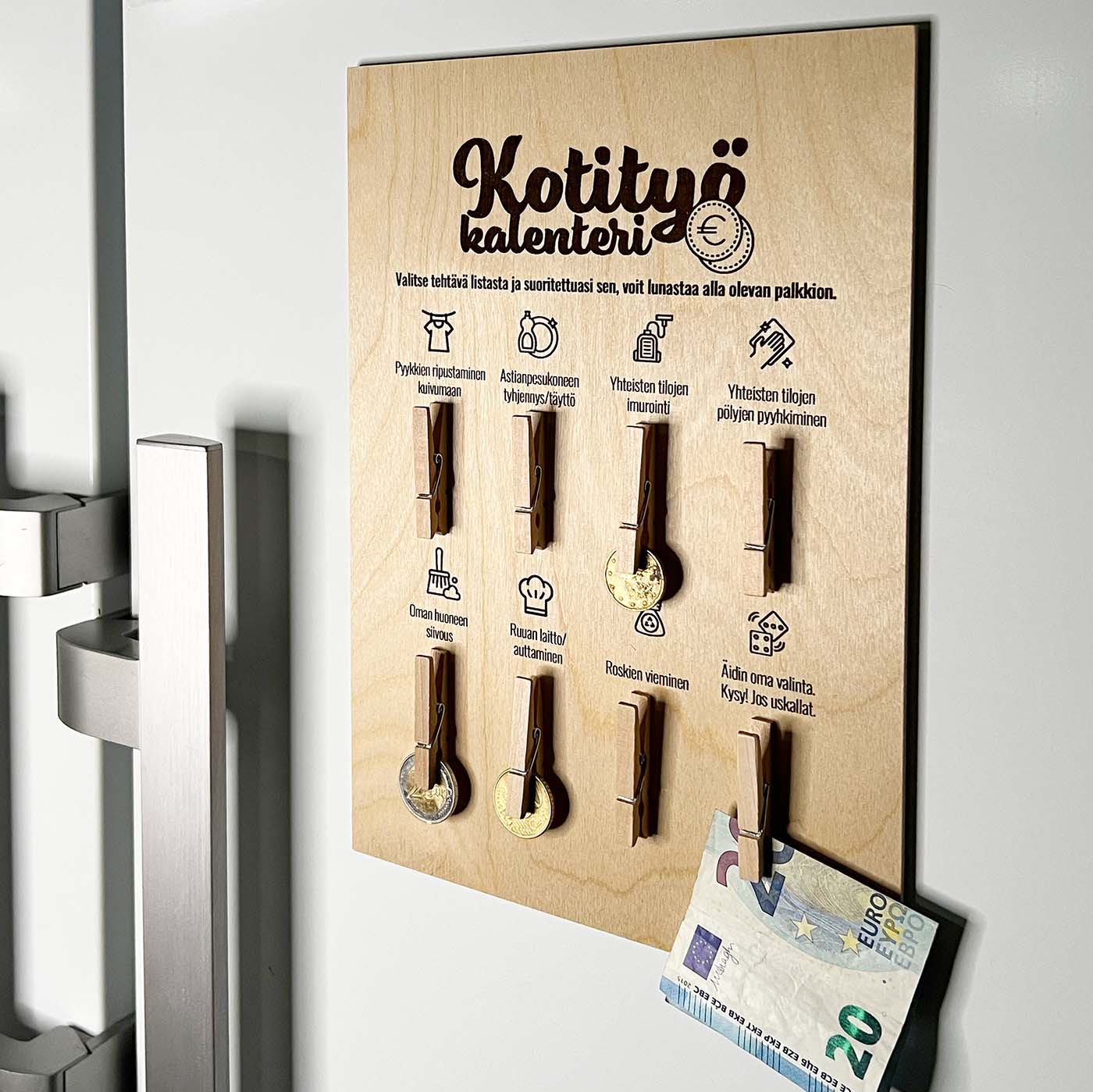 Lapset mukaan kotitöihin