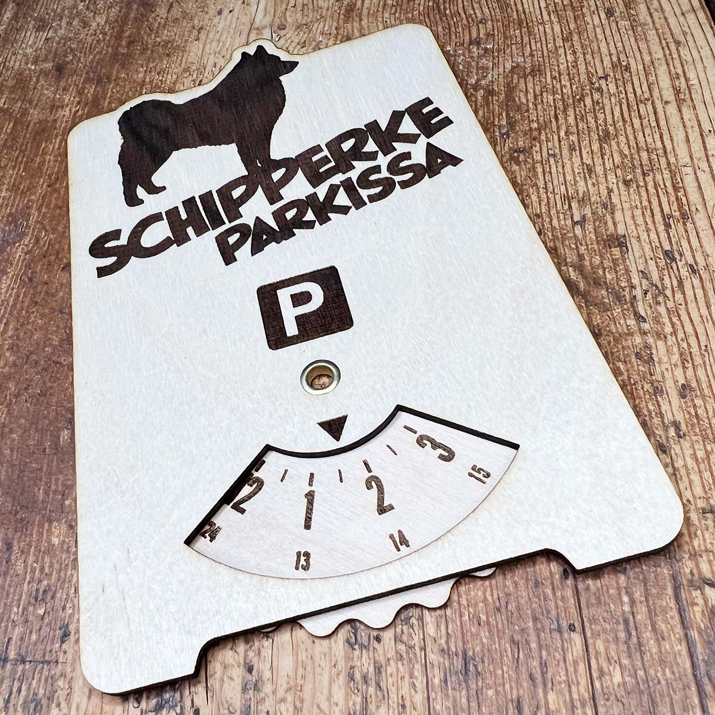 schipperke parkkikiekko