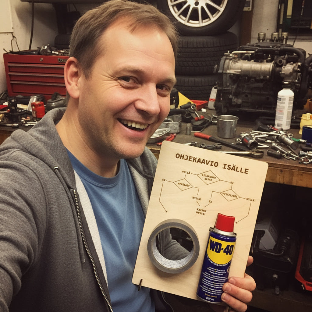 Lahja isälle: universaali korjauskaavio