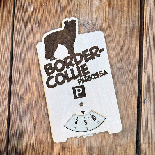 Bordercollie parkkikiekko