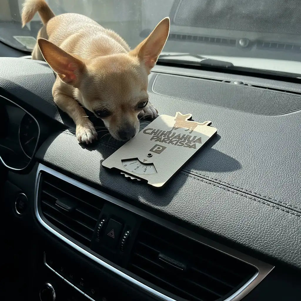 Chihuahua autossa