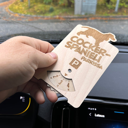 Cockerspanieli parkkikiekko