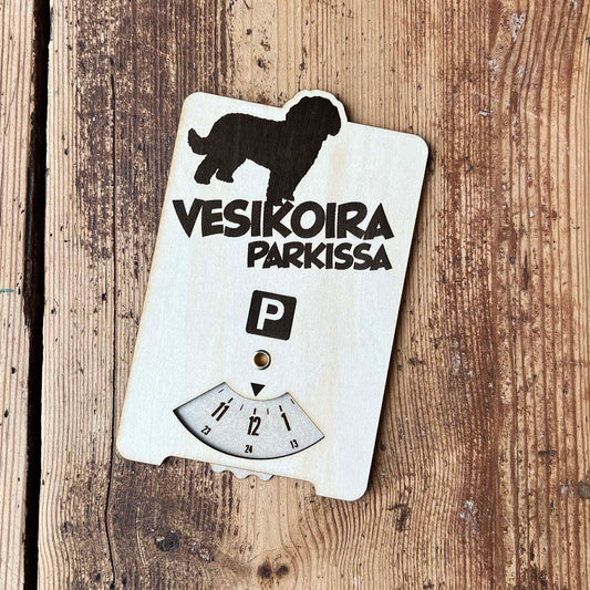Espanjanvesikoira parkkikiekko
