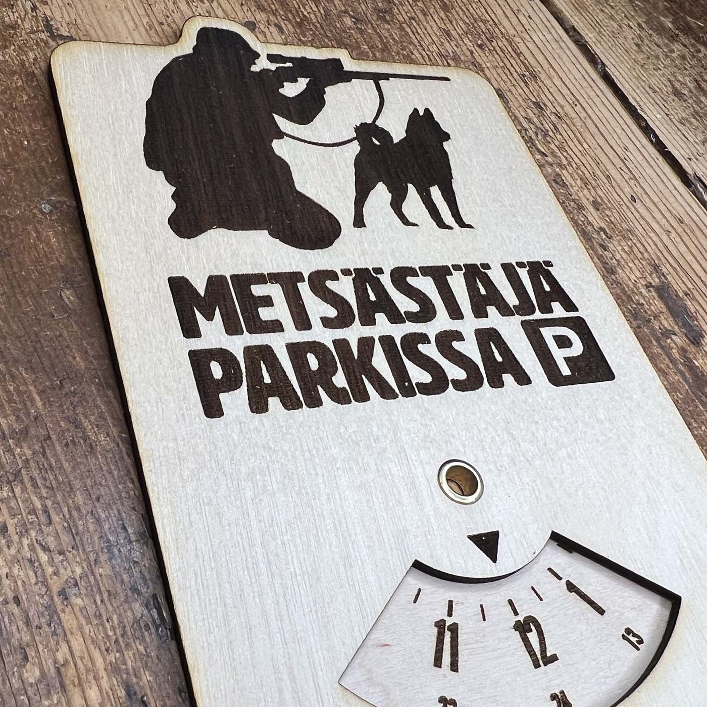 Metsästäjä parkkikiekko (hirvi)