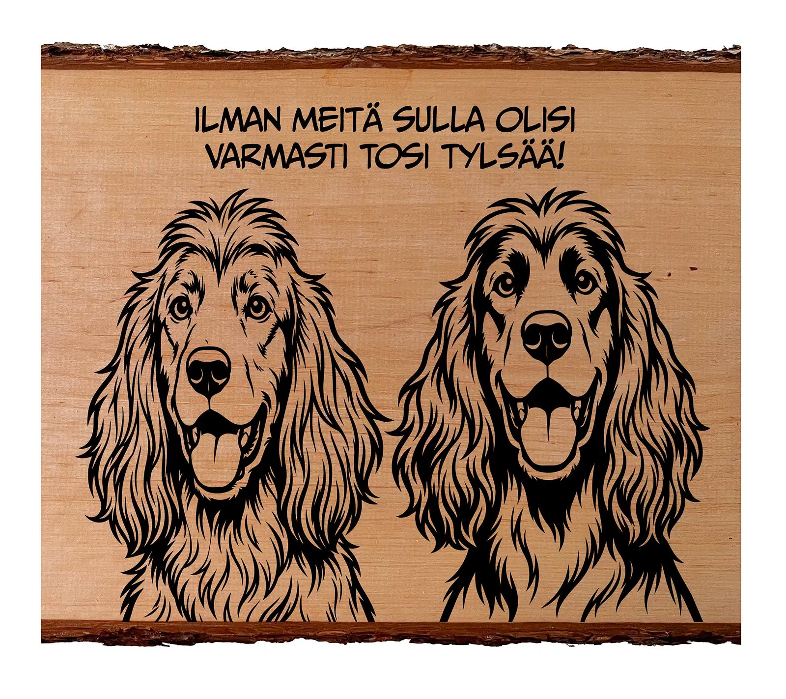 Personoitu koirataulu – laser puutaulu