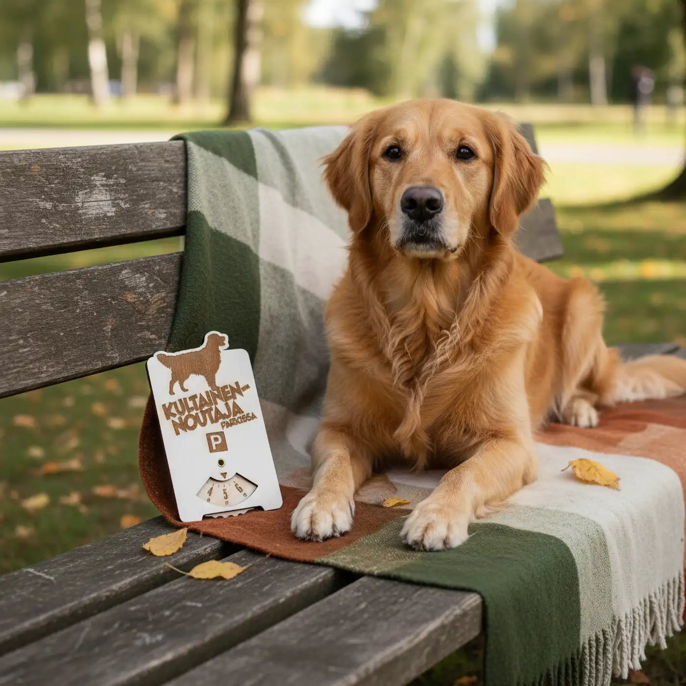 Kultainennoutaja parkissa