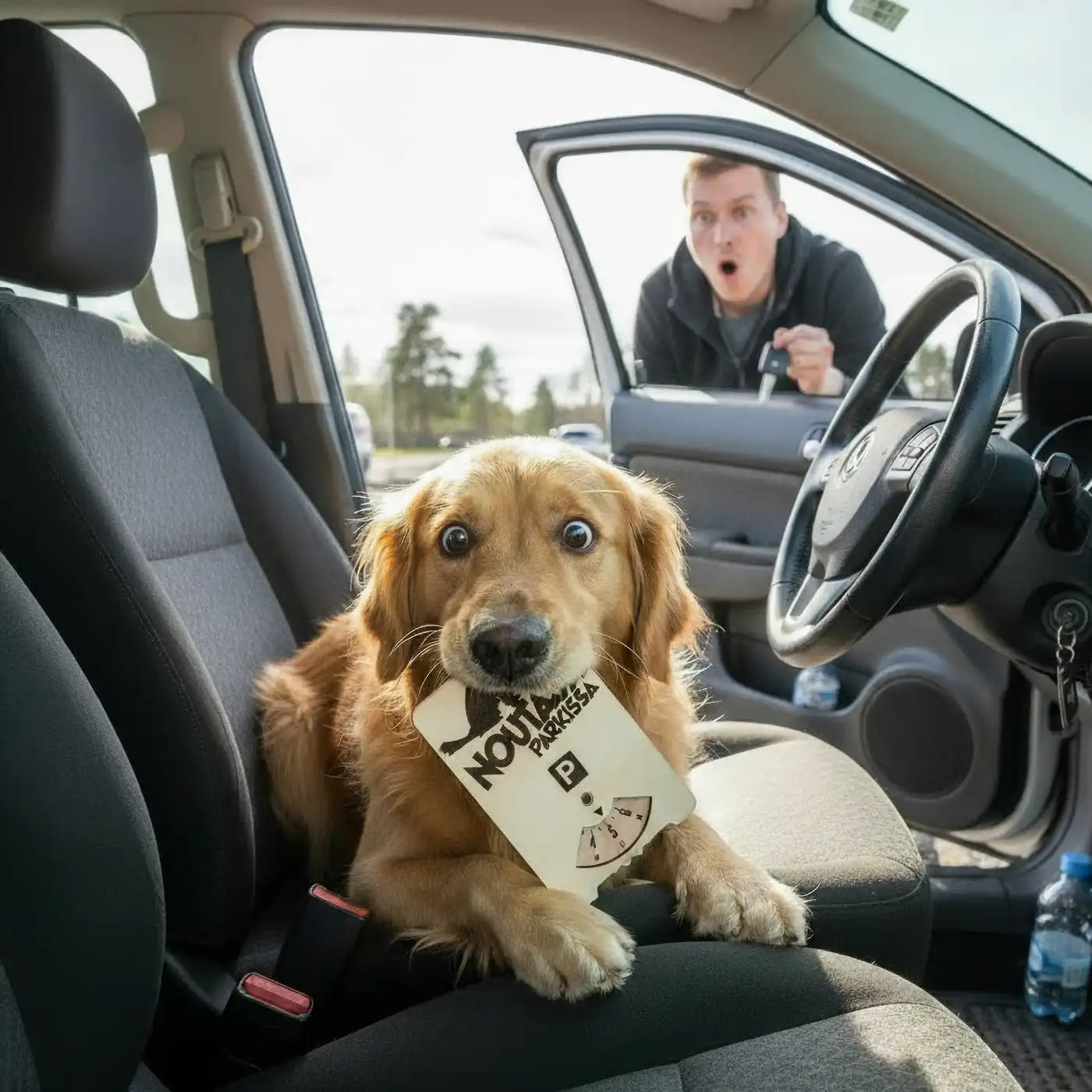 kultainennoutaja parkkikiekko