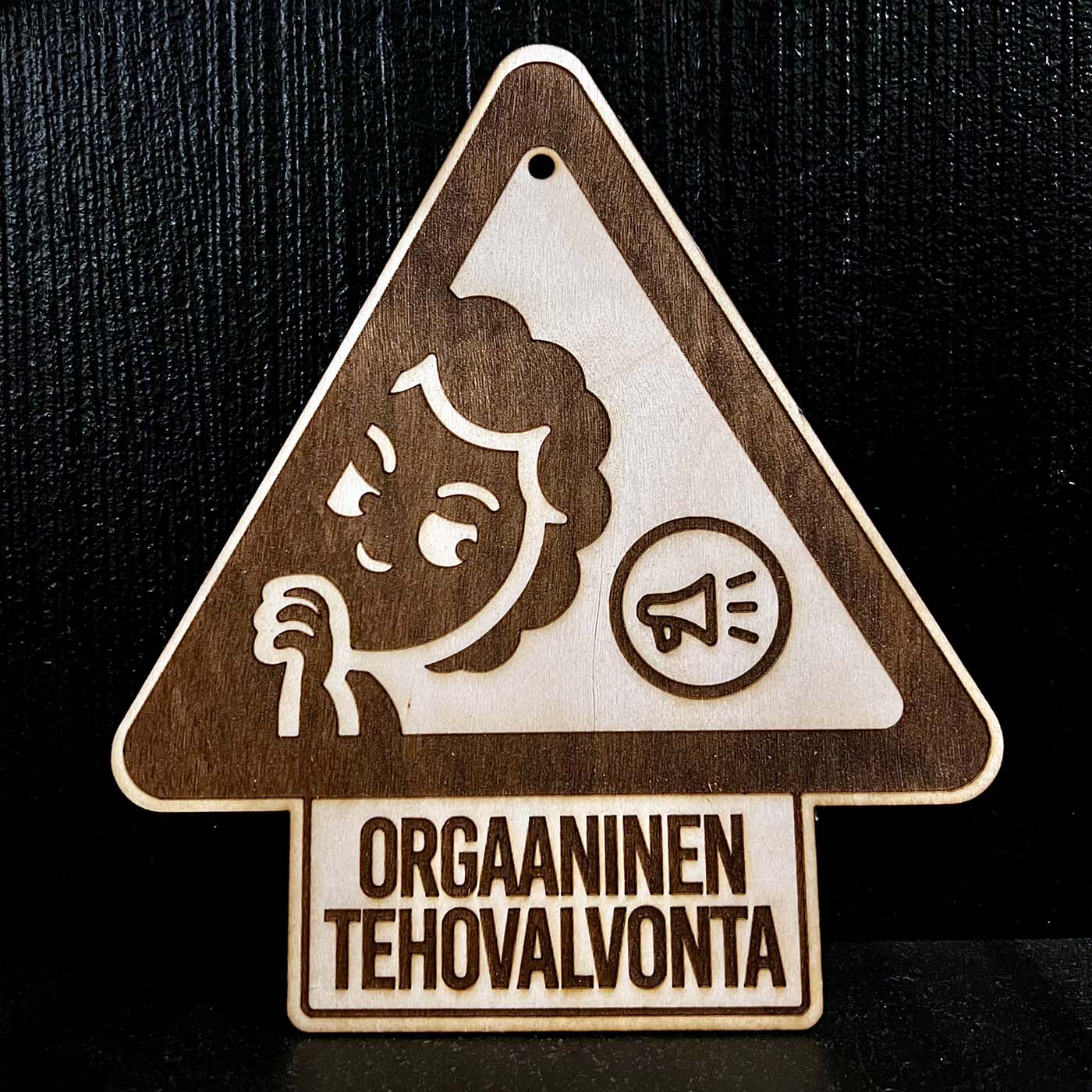 Kerrostalokyttääjä varoituskyltti