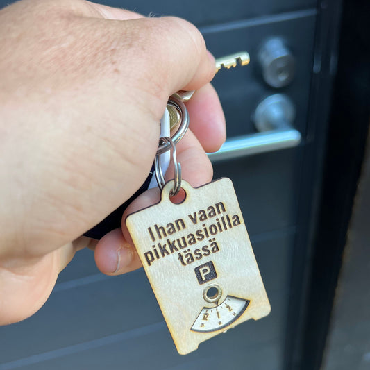 Mini parkkikiekko -avaimenperä