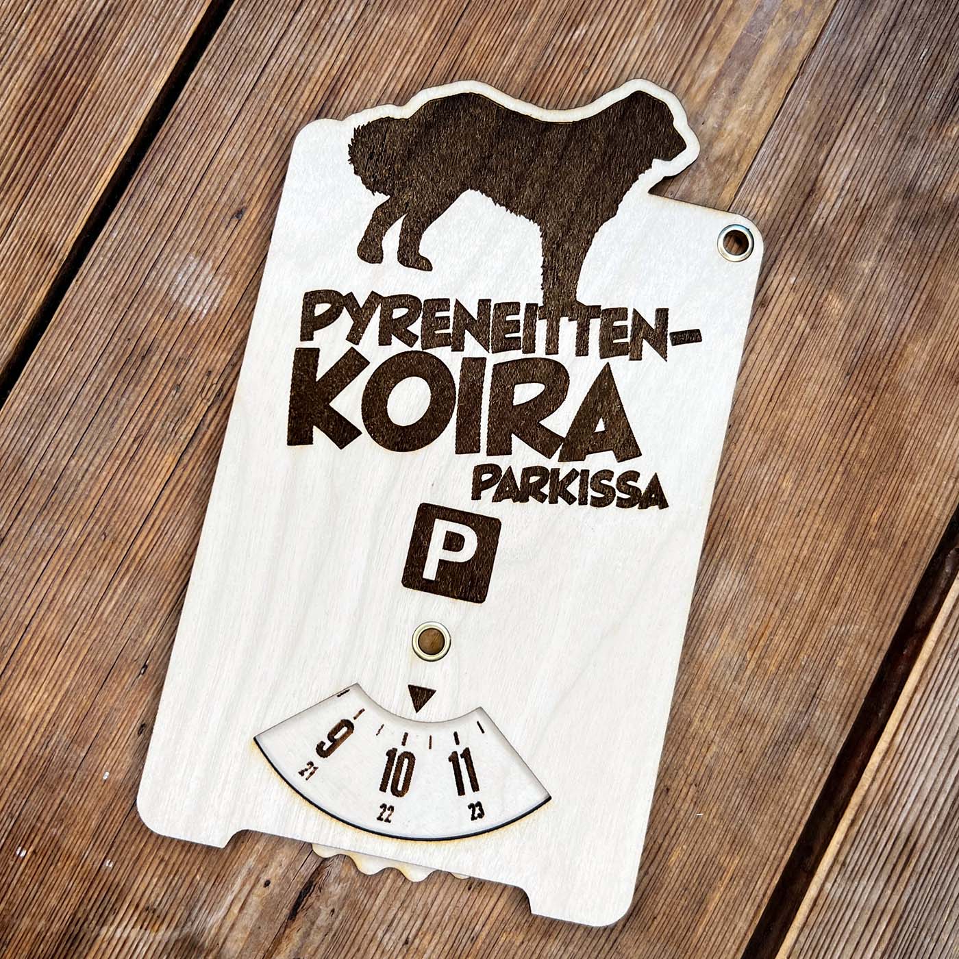 Parkkikiekko ilmastointi-lisäkyltillä