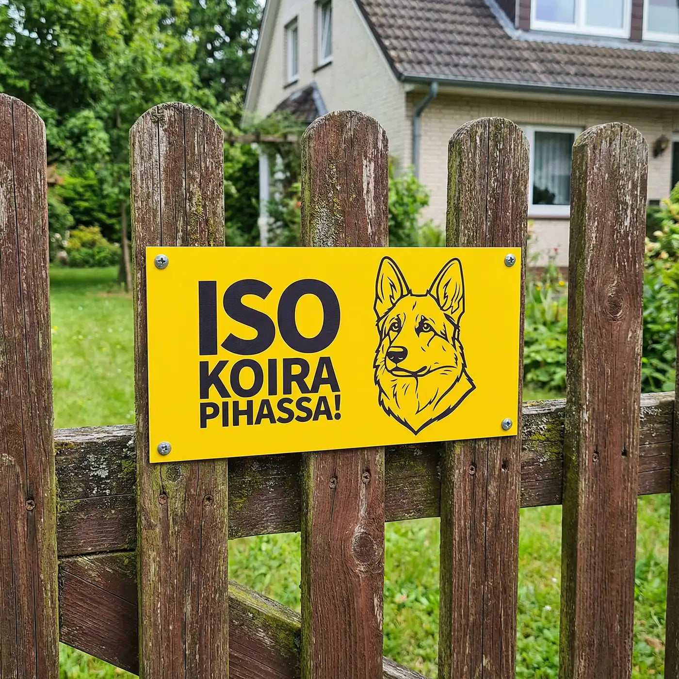 Koira varoituskyltti