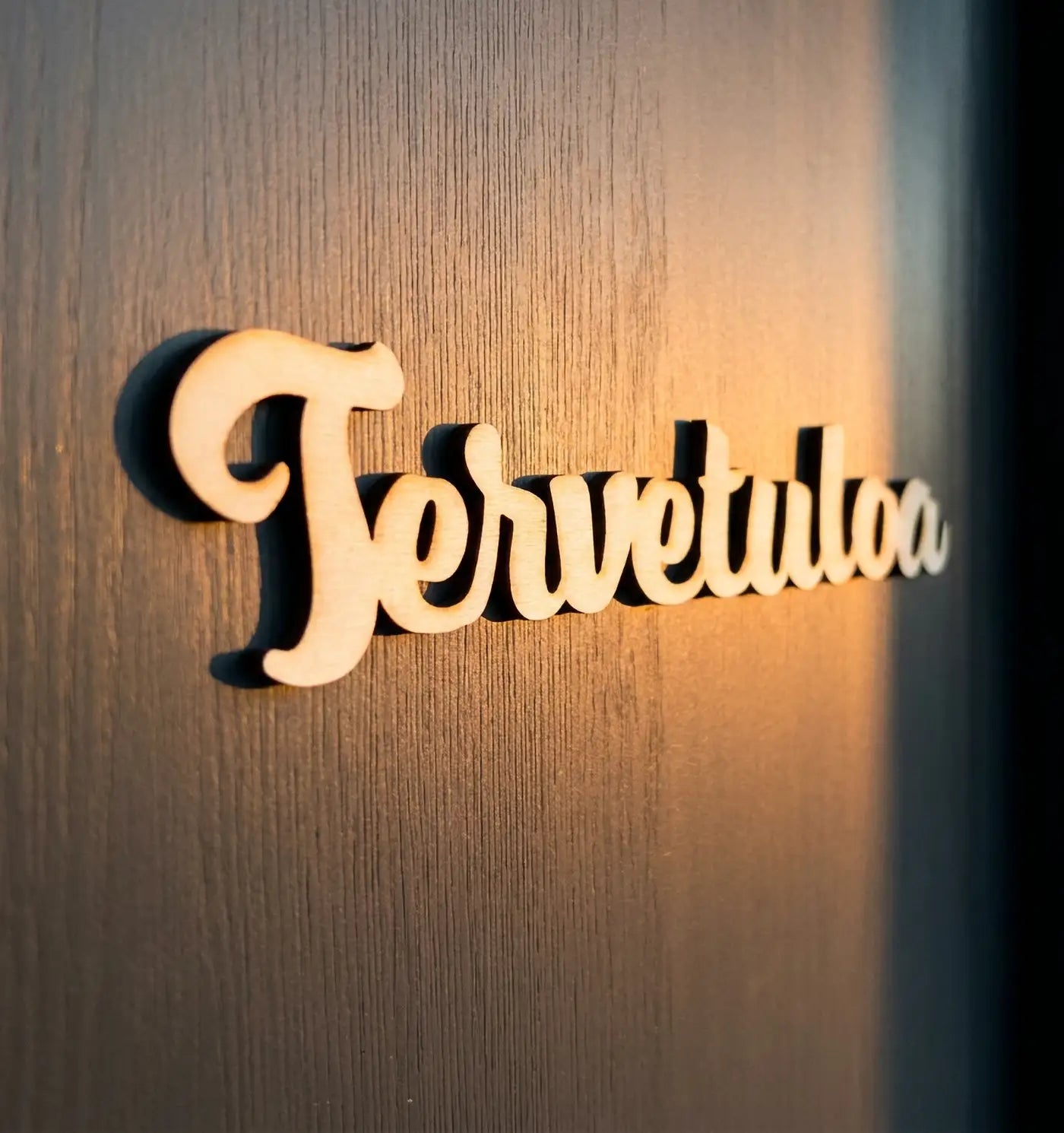 Tervetuloa kyltti