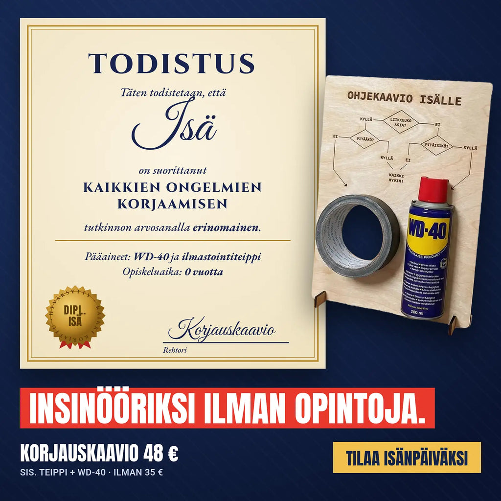 Isälle lahjaksi