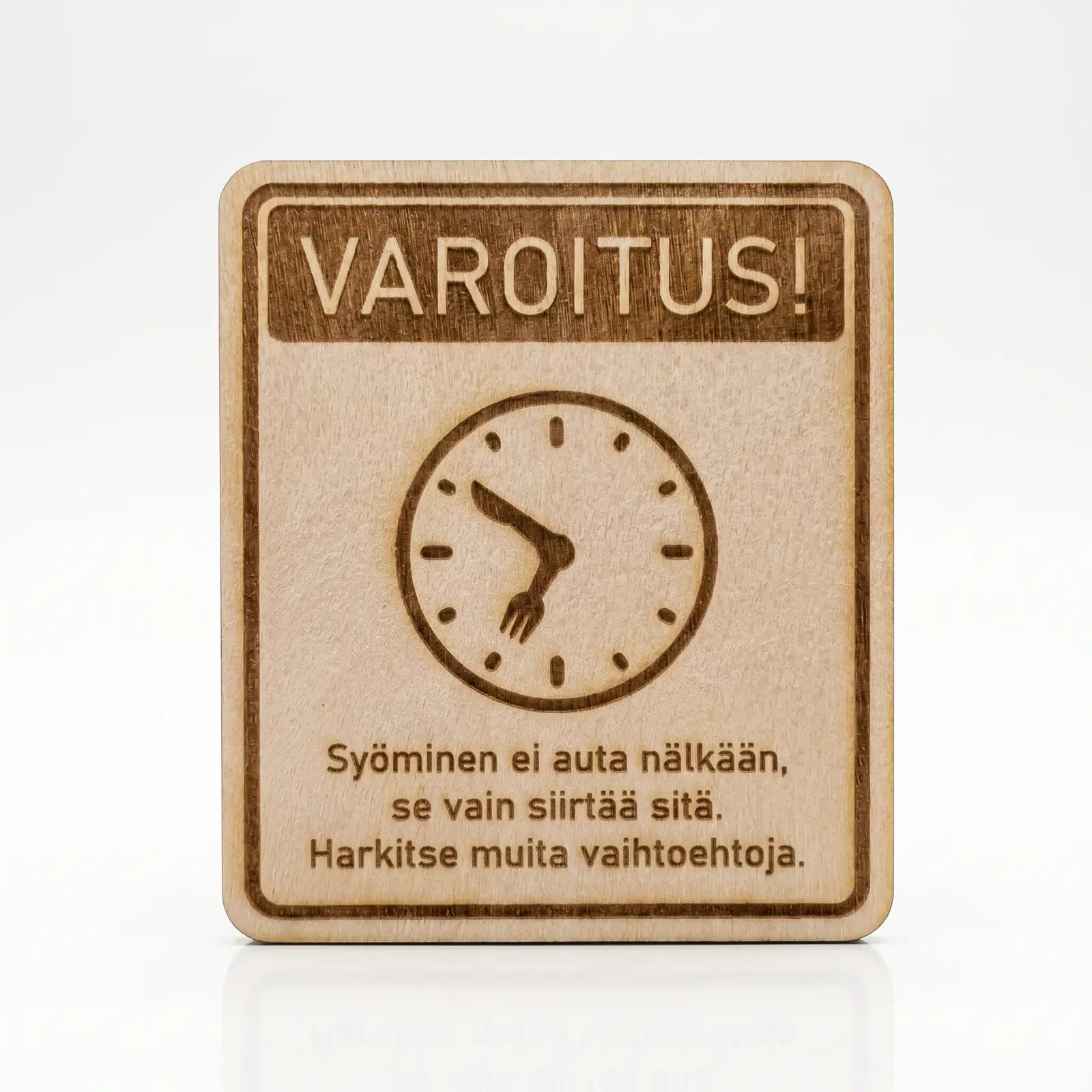 Syöminen ei auta nälkään magneetti