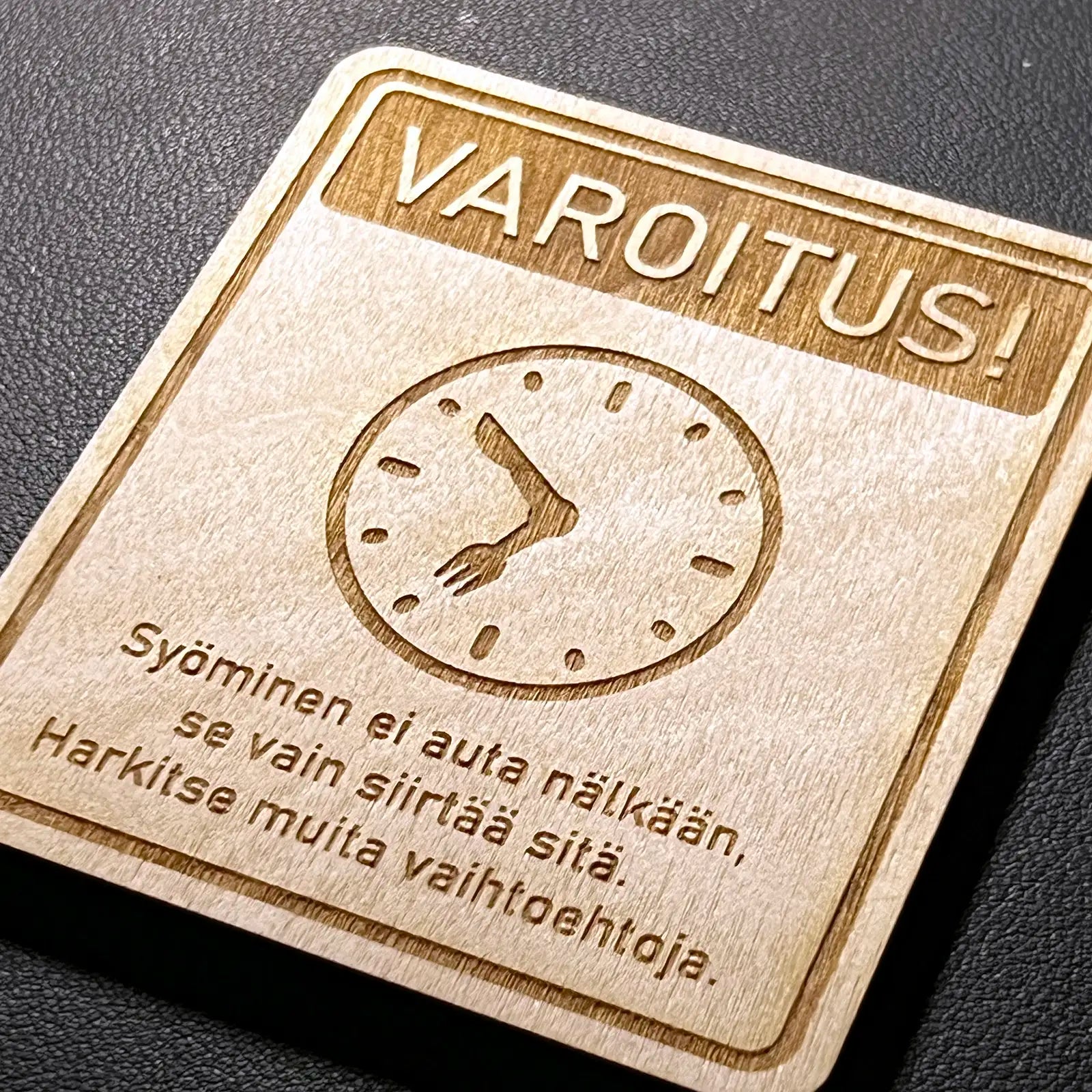 Varoitus jääkaappimagneetit
